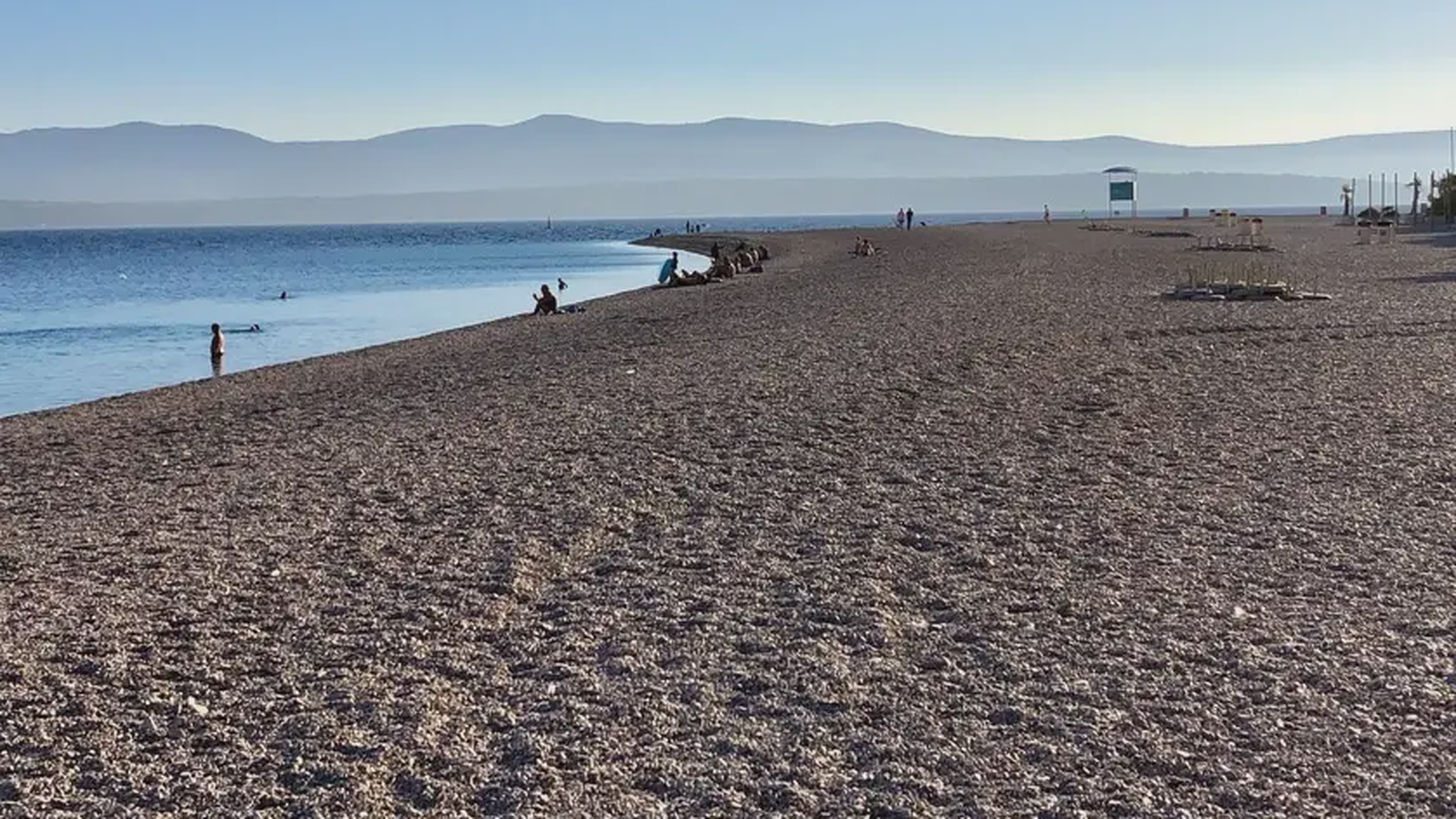 Aerial view of Zlatni Rat beach